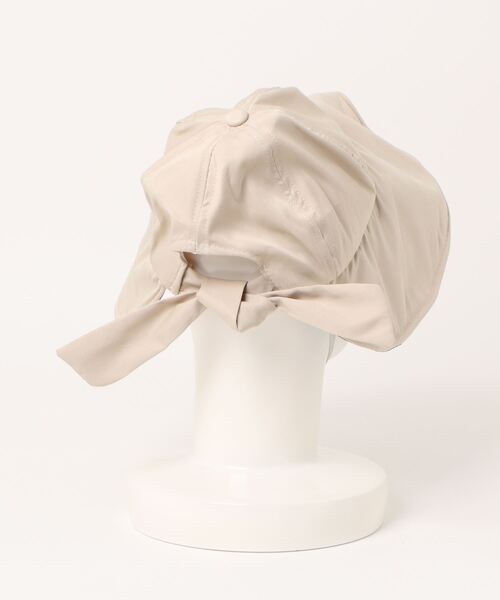 TONE SELECT GOODS（トーンセレクトグッズ）の「pur chouchou/バックリボン サンシェード キャップ P4294（キャップ・レディース・ベージュ/ブラック/ピンク・FREE）」の6枚目の写真