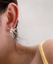 アレルギー対応花ピアス