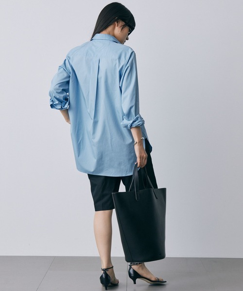 BABYLONE（バビロン）の「ベーシックシャツ（シャツ/ブラウス・レディース・ホワイト/サックスブルー/ベビーピンク・フリー）」の21枚目の写真