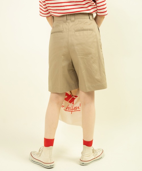 My Fav. CHILD WOMAN（マイファブチャイルドウーマン）の「ヴィンテージチノクロス ショートパンツ（チノパンツ・レディース・ベージュ/ベージュ系その他・36/38）」の16枚目の写真