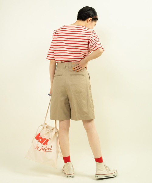 My Fav. CHILD WOMAN（マイファブチャイルドウーマン）の「ヴィンテージチノクロス ショートパンツ（チノパンツ・レディース・ベージュ/ベージュ系その他・36/38）」の20枚目の写真