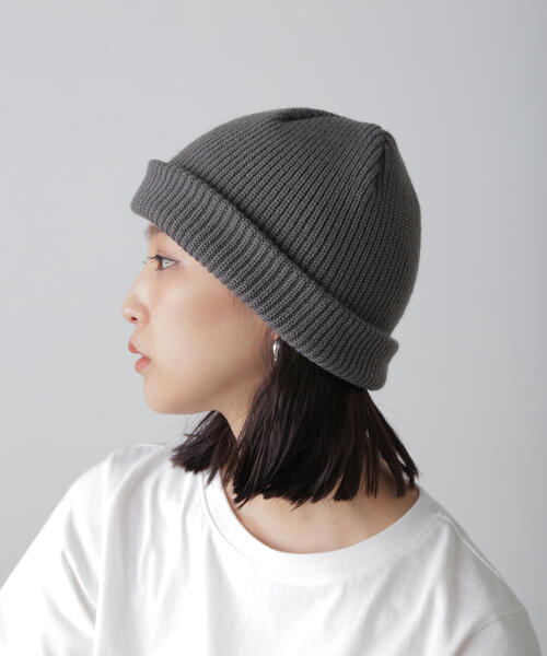 FREE'S MART（フリーズマート）の「カラーワッチ（ニットキャップ/ビーニー・レディース・ブラック/グレー/ホワイト・ﾌﾘ-）」の20枚目の写真