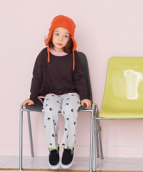 HOGAN RANCH WEAR（ホーガンランチウエア）の「ワッフルメローフレアーパンツ（その他パンツ・キッズ・オフホワイト/ピンク/ライトグレー/ライトブルー/ミント/グリーン/ラベンダー・100/150/140/110/90/120/130/80）」の10枚目の写真