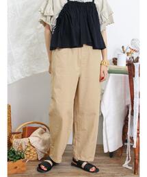 Samansa Mos2 | 【Lサイズ WEB限定】カーブパンツ(その他パンツ)