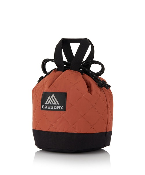 GREGORY(グレゴリー)の「チンチバッグM CINCH BAG M ブラウンキルティッド(ハンドバッグ・メンズ・ブラウン・ONE SIZE)」の1枚目の写真