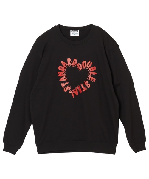 ハートロゴ 裏パイルスウェット（スウェット）｜DOUBLE STEAL（ダブルスティール）