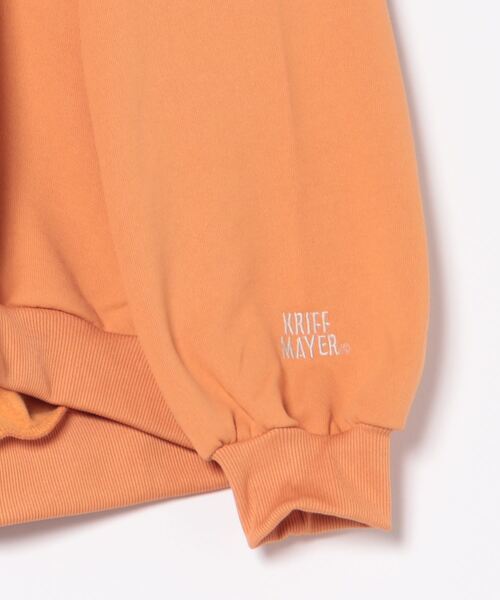 KRIFF MAYER Lady's Collection（クリフメイヤーレディースコレクション）の「裏起毛スヌーピーゆるパーカー（パーカー・レディース・カーキ/ナチュラル/カラフル/チャコール/オレンジ・MEDIUM/LARGE）」の7枚目の写真