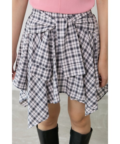 セール】チェックリボンキュロット（その他パンツ）｜Miss Arrivo