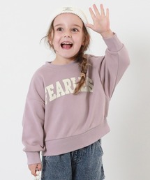 devirock | デビラボ ガールズ プリント クロップド丈 トレーナー(スウェット)