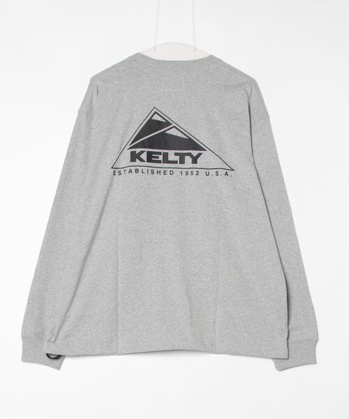 KELTY（ケルティ）の「バックロゴ L/S ティーシャツ（Tシャツ/カットソー・レディース・バーガンディー/アイボリー/ブラック/ヘザーグレー/ダークグリーン/ネイビー・M/L）」の17枚目の写真