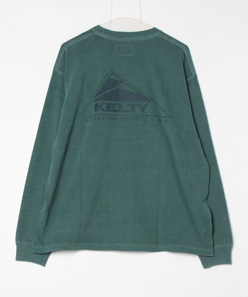 KELTY（ケルティ）の「バックロゴ L/S ティーシャツ（Tシャツ/カットソー・レディース・バーガンディー/アイボリー/ブラック/ヘザーグレー/ダークグリーン/ネイビー・M/L）」の19枚目の写真