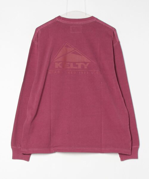 KELTY（ケルティ）の「バックロゴ L/S ティーシャツ（Tシャツ/カットソー・レディース・バーガンディー/アイボリー/ブラック/ヘザーグレー/ダークグリーン/ネイビー・M/L）」の20枚目の写真