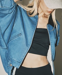 HEREIAM | 【HEREIAM】アスレチックデニムブルゾン(ブルゾン)