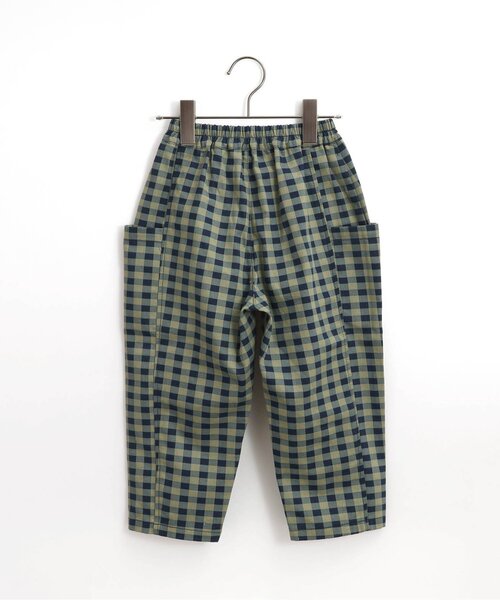 p.premier（ピードットプルミエ）の「イロチ買いしたい総柄ツイルテーパードパンツ（その他パンツ・キッズ・ブルー/カーキ/ベージュ/チャコール/ブラック/ブラウン・100/110/120/80/130/140/90）」の9枚目の写真