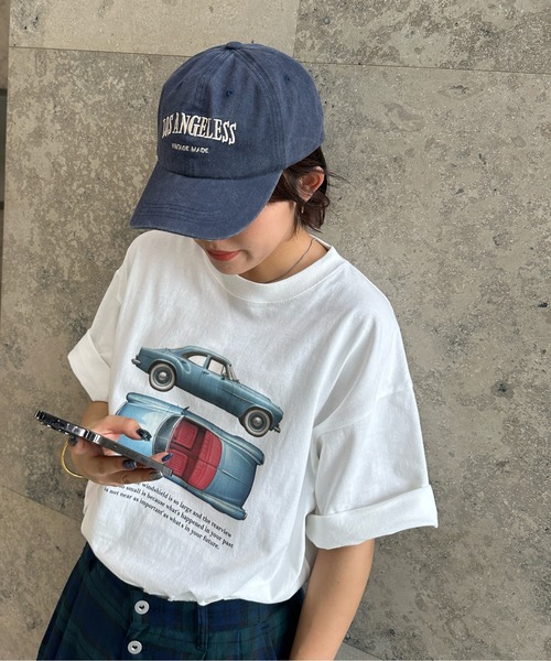 kutir（クティール）の「ヴィンテージキャップ（キャップ・レディース・グリーン/ベージュ/ネイビー/ブラック/ピンク・FREE）」の4枚目の写真