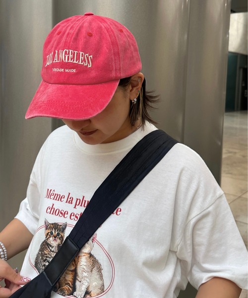 kutir（クティール）の「ヴィンテージキャップ（キャップ・レディース・グリーン/ベージュ/ネイビー/ブラック/ピンク・FREE）」の5枚目の写真