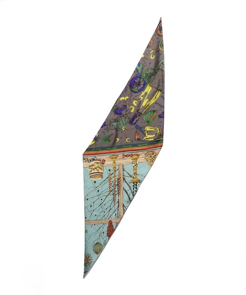 manipuri（マニプリ）の「MANIPURI / シルクスカーフ《ESTNATION EXCLUSIVE》（ストール/ショール・レディース・カリビアンブルー・FREE）」の2枚目の写真