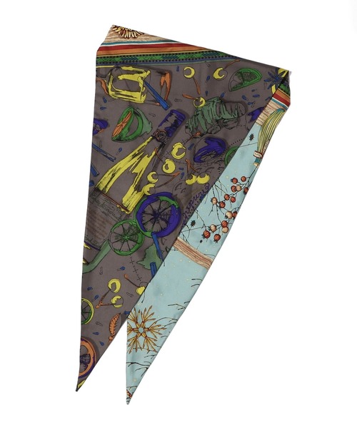 manipuri（マニプリ）の「MANIPURI / シルクスカーフ《ESTNATION EXCLUSIVE》（ストール/ショール・レディース・カリビアンブルー・FREE）」の3枚目の写真