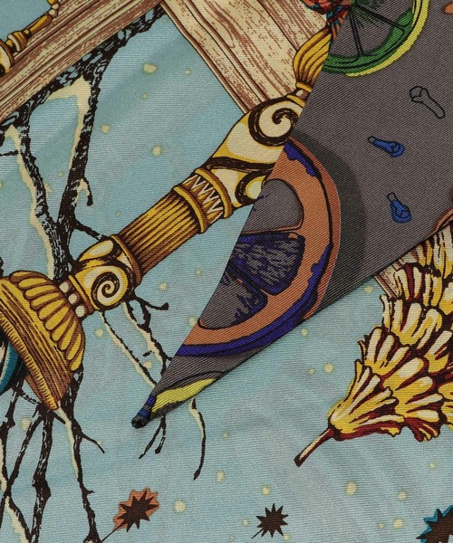 manipuri（マニプリ）の「MANIPURI / シルクスカーフ《ESTNATION EXCLUSIVE》（ストール/ショール・レディース・カリビアンブルー・FREE）」の4枚目の写真