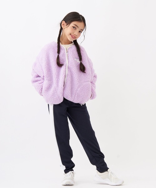 FILA(フィラ)の「シープボアジャケット(その他アウター・キッズ・オフホワイト/ネイビー/ラベンダー・130/140/150/160)」の20枚目の写真