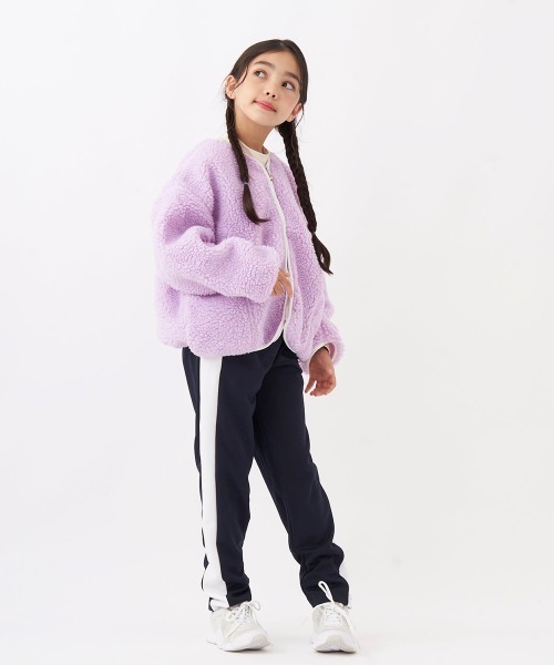 FILA(フィラ)の「シープボアジャケット(その他アウター・キッズ・オフホワイト/ネイビー/ラベンダー・130/140/150/160)」の21枚目の写真