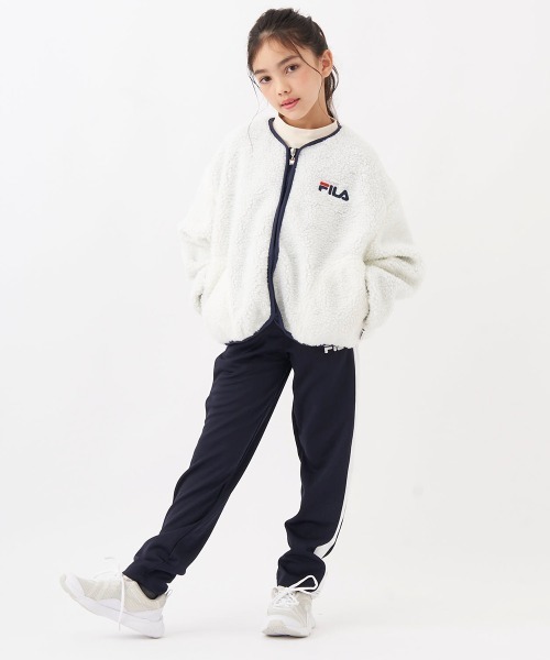 FILA(フィラ)の「シープボアジャケット(その他アウター・キッズ・オフホワイト/ネイビー/ラベンダー・130/140/150/160)」の5枚目の写真