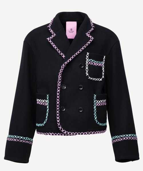 HAND STITCH SCHOOL JACKET（その他アウター）｜anrealage homme（アンリアレイジオム）
