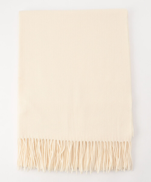 MONO COMME CA(モノコムサ)の「ソフトタッチストール(ストール/ショール・レディース・ブルー/オフホワイト/ベージュ/グレー・FREE)」の8枚目の写真