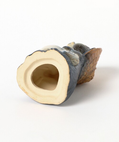 BEAMS JAPAN（ビームス　ジャパン）の「【ビームスの百名品】【別注】信楽焼 たぬき 必勝 小（インテリア雑貨・レディース・ネイビー・ONE SIZE）」の5枚目の写真