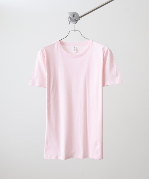 TRUSS(トラス)の「TRUSS スリムフィットTシャツ(Tシャツ/カットソー・レディース・ヘザーグレー/オフホワイト/オートミール/イエロー/ピンク/ブルー/ブルー系/ネイビー/グリーン/ホワイト/ブラック/レッド/ケリーグリーン/カリビアンブルー/パープル/ピンク系・XS/S/M/L/XL)」の14枚目の写真