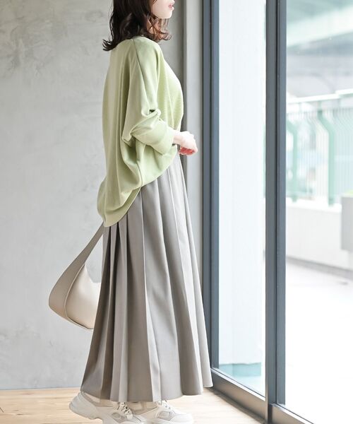 rps（アールピーエス）の「ラメサカリバ裾タックプルオーバー（その他トップス・レディース・ブラック/オフホワイト/杢グレー/グリーン/ブラウン・フリー）」の21枚目の写真