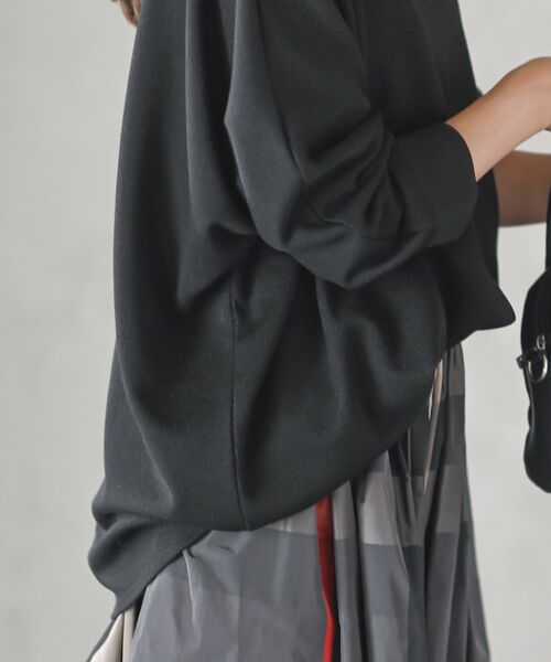 rps（アールピーエス）の「ラメサカリバ裾タックプルオーバー（その他トップス・レディース・ブラック/オフホワイト/杢グレー/グリーン/ブラウン・フリー）」の15枚目の写真