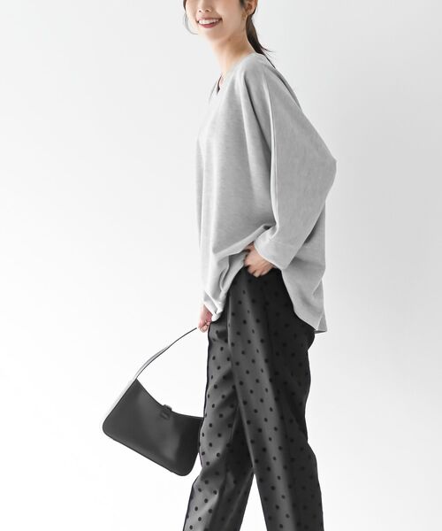 rps（アールピーエス）の「ラメサカリバ裾タックプルオーバー（その他トップス・レディース・ブラック/オフホワイト/杢グレー/グリーン/ブラウン・フリー）」の17枚目の写真