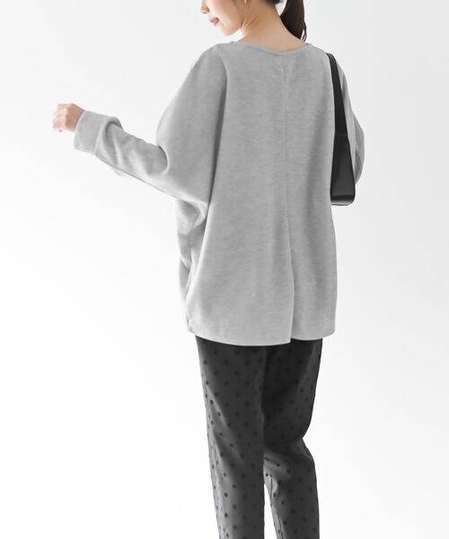 rps（アールピーエス）の「ラメサカリバ裾タックプルオーバー（その他トップス・レディース・ブラック/オフホワイト/杢グレー/グリーン/ブラウン・フリー）」の6枚目の写真