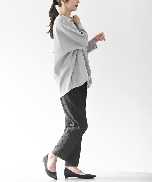 rps（アールピーエス）の「ラメサカリバ裾タックプルオーバー（その他トップス・レディース・ブラック/オフホワイト/杢グレー/グリーン/ブラウン・フリー）」の7枚目の写真