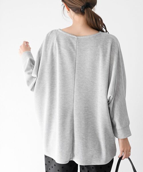 rps（アールピーエス）の「ラメサカリバ裾タックプルオーバー（その他トップス・レディース・ブラック/オフホワイト/杢グレー/グリーン/ブラウン・フリー）」の9枚目の写真