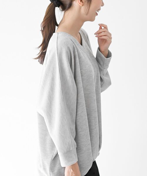 rps（アールピーエス）の「ラメサカリバ裾タックプルオーバー（その他トップス・レディース・ブラック/オフホワイト/杢グレー/グリーン/ブラウン・フリー）」の11枚目の写真