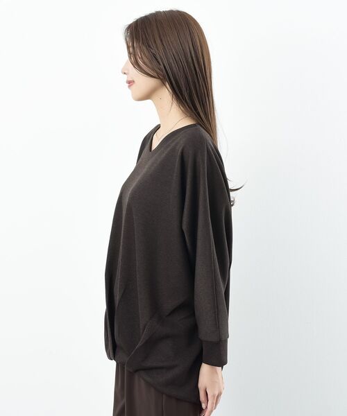 rps（アールピーエス）の「ラメサカリバ裾タックプルオーバー（その他トップス・レディース・ブラック/オフホワイト/杢グレー/グリーン/ブラウン・フリー）」の12枚目の写真