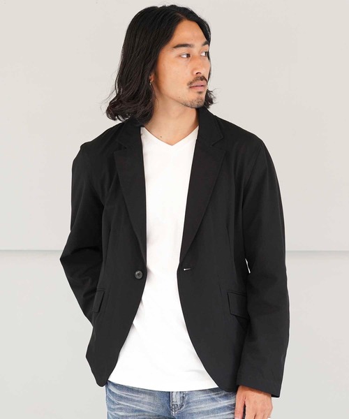 jiggys shop(ジギーズショップ)の「撥水テーラードジャケット(テーラードジャケット・メンズ・チャコールグレー/ブラック/ベージュ・MEDIUM/LARGE/X-LARGE/SMALL)」の18枚目の写真