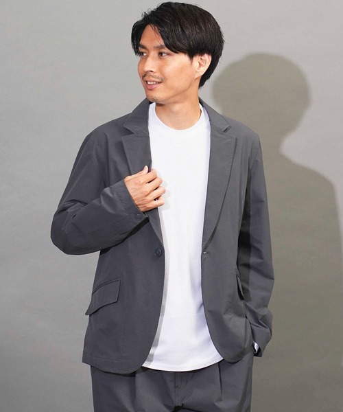 jiggys shop(ジギーズショップ)の「撥水テーラードジャケット(テーラードジャケット・メンズ・チャコールグレー/ブラック/ベージュ・MEDIUM/LARGE/X-LARGE/SMALL)」の21枚目の写真