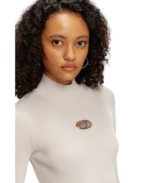 DIESEL（ディーゼル）の「レディース ドレス ミディ丈（ワンピース・レディース・ブラック/ライトグレー・LARGE/MEDIUM/X-SMALL/SMALL）」の6枚目の写真