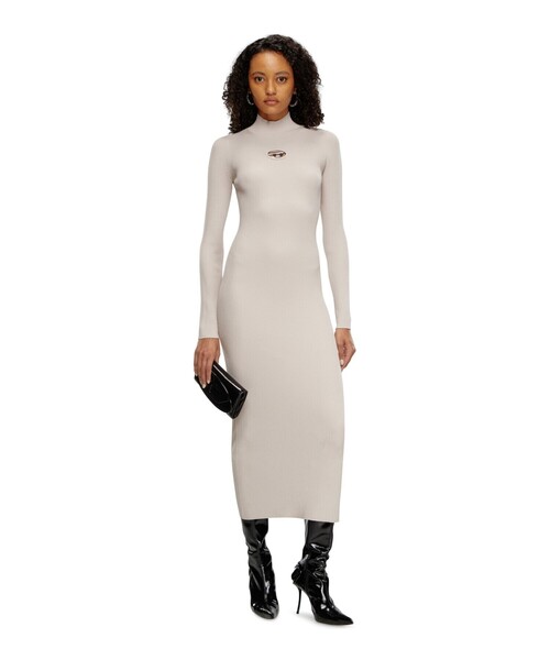 DIESEL（ディーゼル）の「レディース ドレス ミディ丈（ワンピース・レディース・ブラック/ライトグレー・LARGE/MEDIUM/X-SMALL/SMALL）」の7枚目の写真