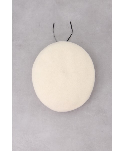 AZUL by moussy（アズールバイマウジー）の「バスクベレー（ハンチング/ベレー帽・レディース・グレー/アイボリー/ブラック・FREE）」の7枚目の写真