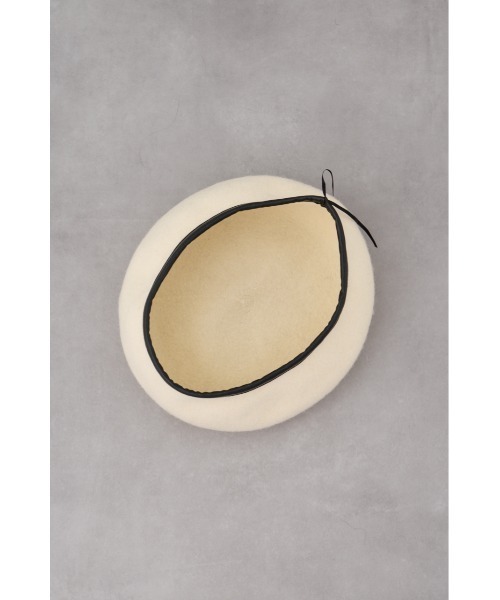 AZUL by moussy（アズールバイマウジー）の「バスクベレー（ハンチング/ベレー帽・レディース・グレー/アイボリー/ブラック・FREE）」の11枚目の写真