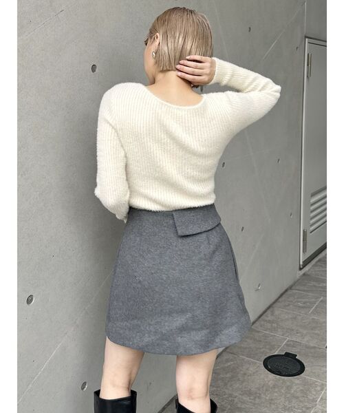 セール】【SET UP対応】ウール混キュロット（スカート）｜MURUA