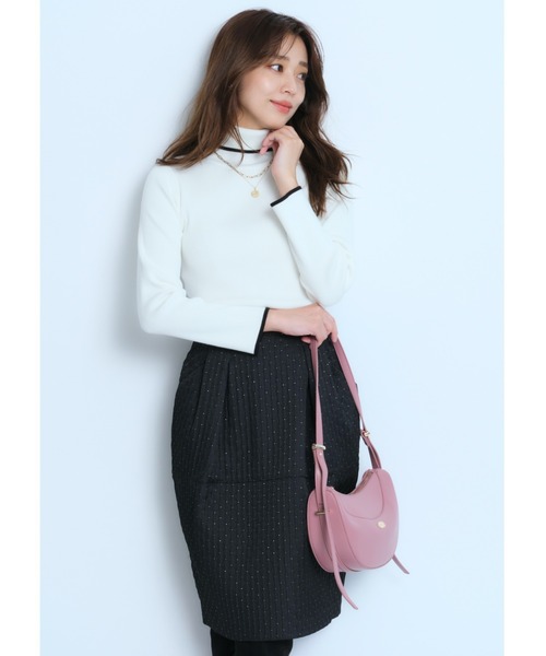JUSGLITTY（ジャスグリッティー）の「ラメジャガードミニ