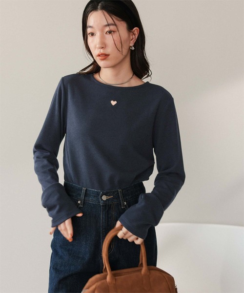 ｔ❤︎様 ハートカット刺繍前後2wayカットソー（Tシャツ/カットソー