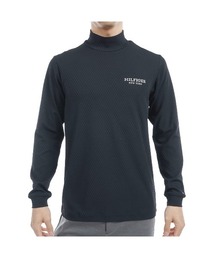 トミーヒルフィガー　ハイネック　Tシャツ　ブラック TOMMY HILFIGER GOLF｜トミー ヒルフィガー ゴルフのTシャツ