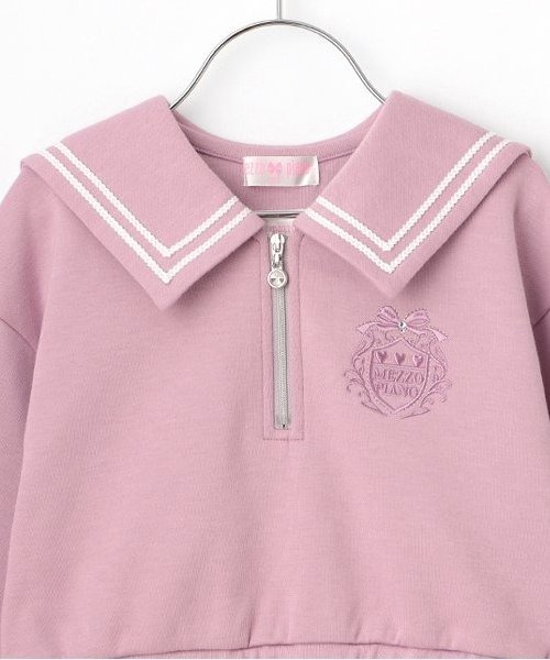 ハーフZIPセーラープルオーバー　＆タンクトップセット