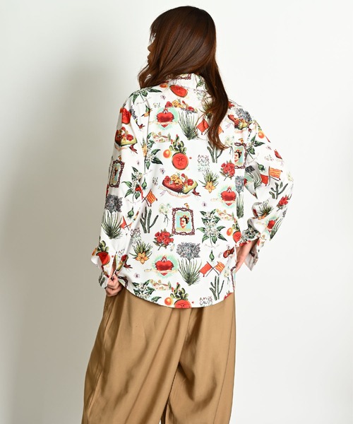 MARELLA カラフル抽象模様 長袖シャツ 4026507_01.jpg